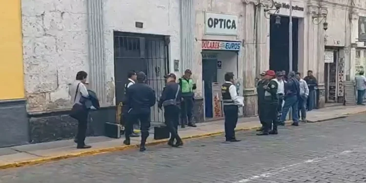 Asalto ocurrió en pleno centro histórico de la ciudad, fue a las 3.30  pm aproximadamente.