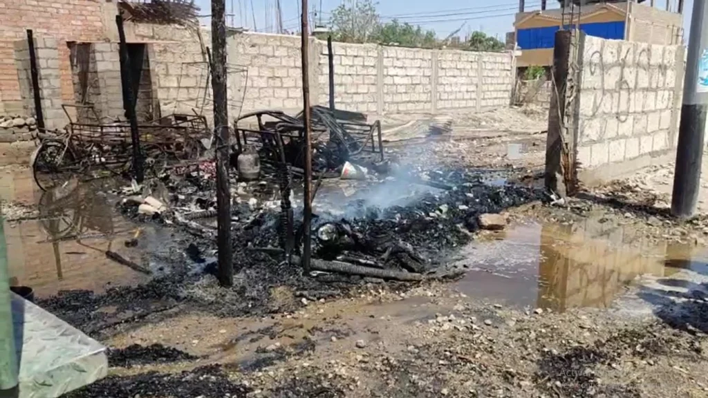 Incendio de vivienda en Majes dejó un niño de tres años fallecido y cuantiosos daños materiales 2025