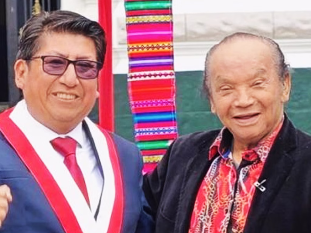 Waldemar Cerrón y Melcochita.